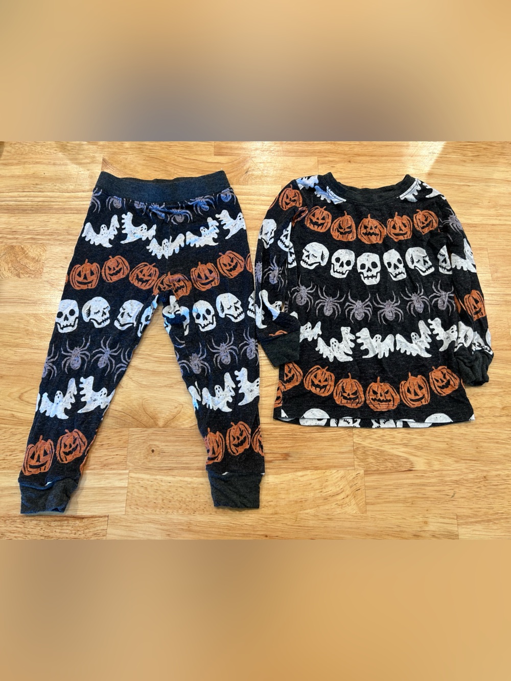 Little Sleepies Black & White Halloween Sleep Set